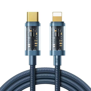 Joyroom kabel przewód USB Typ C - Lightning PD 20W 1.2m niebieski