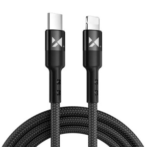 Wozinsky kabel przewód USB Typ C - Lightning Power Delivery 18W 1m czarny