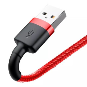 Baseus Cafule Cable wytrzymały nylonowy kabel przewód USB / Lightning QC3