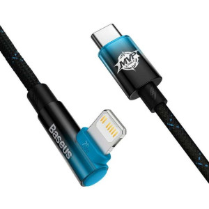 Baseus MVP 2 Elbow kątowy kabel Power Delivery USB Typ C / Lightning 2m 20W