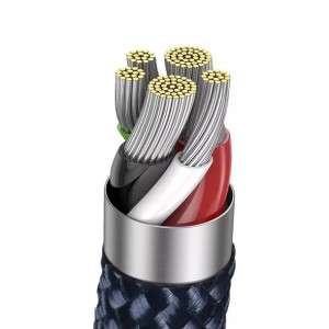 Kabel USB-C do Lightning Baseus Explorer, 20W, 1m (niebieski)