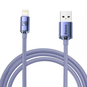 Baseus Crystal Shine Series kabel USB do szybkiego ładowaniaUSB Typ A - Lig