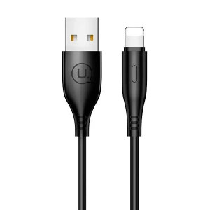 USAMS Kabel U18 lightning 2A Fast Charge 1m czarny/black SJ266USB01