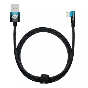 Kabel Baseus MVP 2 Lightning 1m 20 W - (czarno-niebieski)