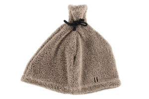 Czapka Do Sauny Rento Lniana Frotte Brązowa
