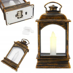 Świąteczna Latarnia Lampka Led Dekoracja Lampa