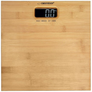 Waga Łazienkowa Elektroniczna Led Bambusowa 180kg