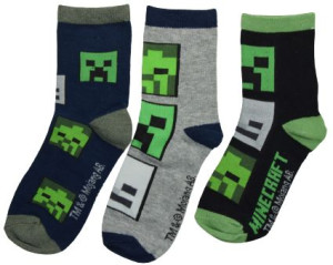 Skarpetki dziecięce 27/30 MINECRAFT 3 Pak