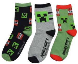 Skarpetki dziecięce 31/34 MINECRAFT 3 Pak