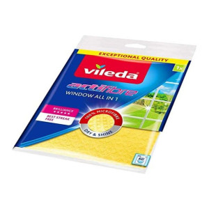 Ścierka Vileda Actifibre 168890 Szkła Żółty Mikrowłókna