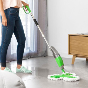 Potrójny Mop ze Zbiornikiem Rozpylającym Trimoppy InnovaGoods
