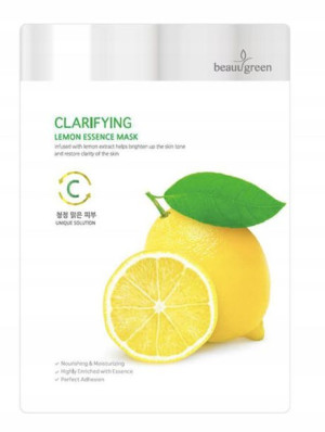BEAUUGREEN Maska rozjaśniająca z cytryną 23g