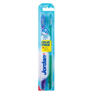 Jordan, Target Teeth & Gums Soft 2-pack, Szczoteczki do zębów miękkie