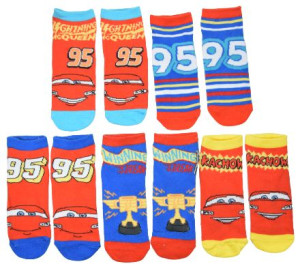 Skarpetki dziecięce 23/26 Auta Cars 5 Pak Sneaker