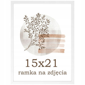 Ramka na zdjęcia 15x21 ramki na zdjęcia biała A5