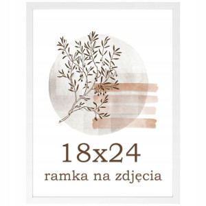 Ramka na zdjęcia 18x24 ramki na zdjęcia biała foto