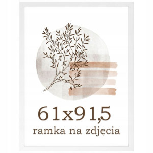 Ramka 61x91,5 ramka na zdjęcia ramki biała rama