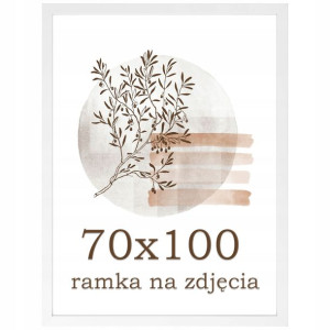 Ramka 70x100 ramki na zdjęcia ramka biała rama B1