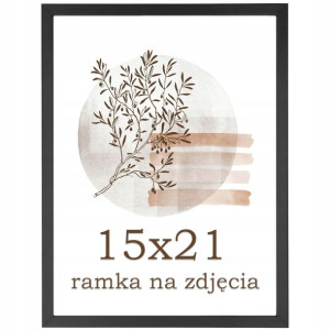 Ramka na zdjęcia 15x21 ramki na zdjęcia czarna A5