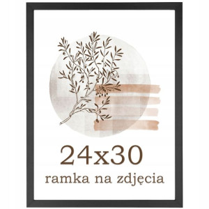 Ramka 24x30 ramki na zdjęcia czarna foto rama