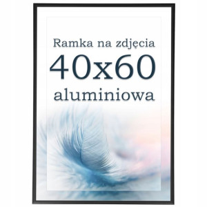 Ramka 40x60 aluminiowa czarna ramki na zdjęcia