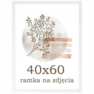 Ramka 40x60 ramki na zdjęcia do zdjęć biała rama