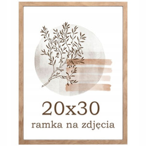 Ramka na zdjęcia 20x30 ramki na zdjęcia brąz foto