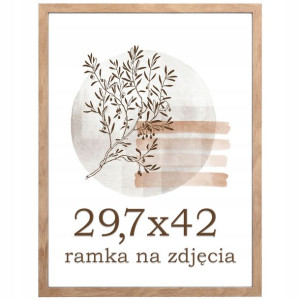 Ramka A3 ramka na zdjęcia ramki brąz 29,7x42