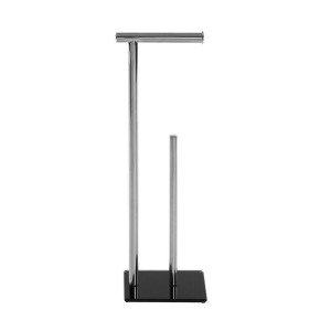 Stojący Wieszak na Ręczniki Versa Czarny 53 cm Stal (13 x 53 cm)