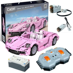 Cada C61029W Klocki Kabriolet Pink Holiday 1181 el. + Power System do zdaln