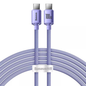 Baseus Crystal Shine Series kabel USB USB Typ C - USB Typ C 100W 2m
