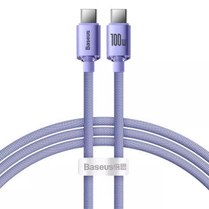 Baseus Crystal Shine Series kabel USBh USB Typ C - USB Typ C 100W 1,2m