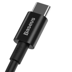 Baseus Superior kabel przewód USB Typ C - USB Typ C 100W 5A 20V 1m czarny