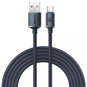 Baseus Crystal Shine Series kabel przewód USB USB Typ A - USB Typ C 100W 2m