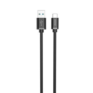 Dudao kabel przewód USB - USB Typ C Super Fast Charge 1 m czarny