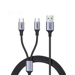 Kabel UGREEN przewód splitter USB - USB Typ C / USB Typ C 1m czarny
