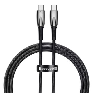 Baseus Glimmer Series kabel do szybkiego ładowania USB-C 480Mb/s PD 100W 1m