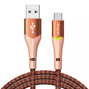 Kabel USB do USB-C Mcdodo Magnificence CA-7962 LED, 1m (pomarańczowy)
