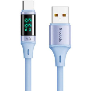 Kabel USB do USB-C, Mcdodo CA-1922, 6A, 1.2m (niebieski)