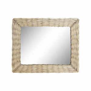 Lustro ścienne DKD Home Decor wiklinowy (52.5 x 4 x 63 cm)