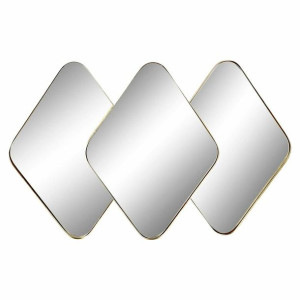 Lustro ścienne DKD Home Decor Lustro Złoty Metal (110 x 6 x 70 cm)