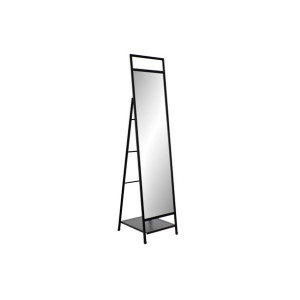 Stojące lustro DKD Home Decor 39 x 40 x 160 cm Lustro Czarny Metal Loft