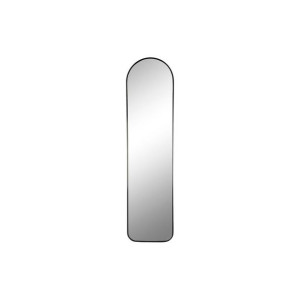 Lustro ścienne DKD Home Decor Szkło Czarny Aluminium (30 x 3 x 120 cm)