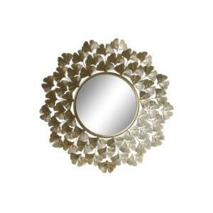 Lustro ścienne DKD Home Decor 52 x 5 x 52 cm Szkło Złoty Metal Orientalny