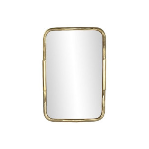 Lustro ścienne DKD Home Decor 63,5 x 3 x 92,5 cm Szkło Złoty Aluminium