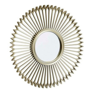 Lustro ścienne Plastikowy champagne (25 x 1,5 x 25 cm) (3 pcs)