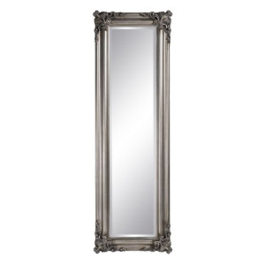 Lustro 46 x 6 x 147 cm Szkło Drewno Srebro