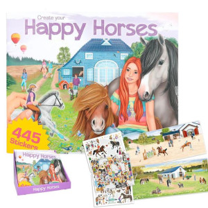 Top Model Zestaw HAPPY HORSES KONIE stajnia