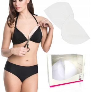 JULIMEX Wkładki z Pianki PUSH-UP WS-18 Białe A/B
