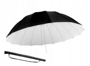 Parasolka Studyjna Odbijająca Biała 180cm Włókno